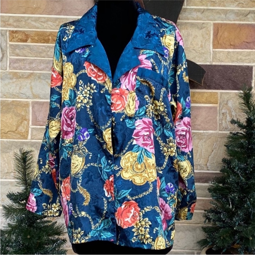 Victoria’s Secret Vintage Floral Jacquard Pajama Top